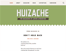Tablet Screenshot of huizachemag.org